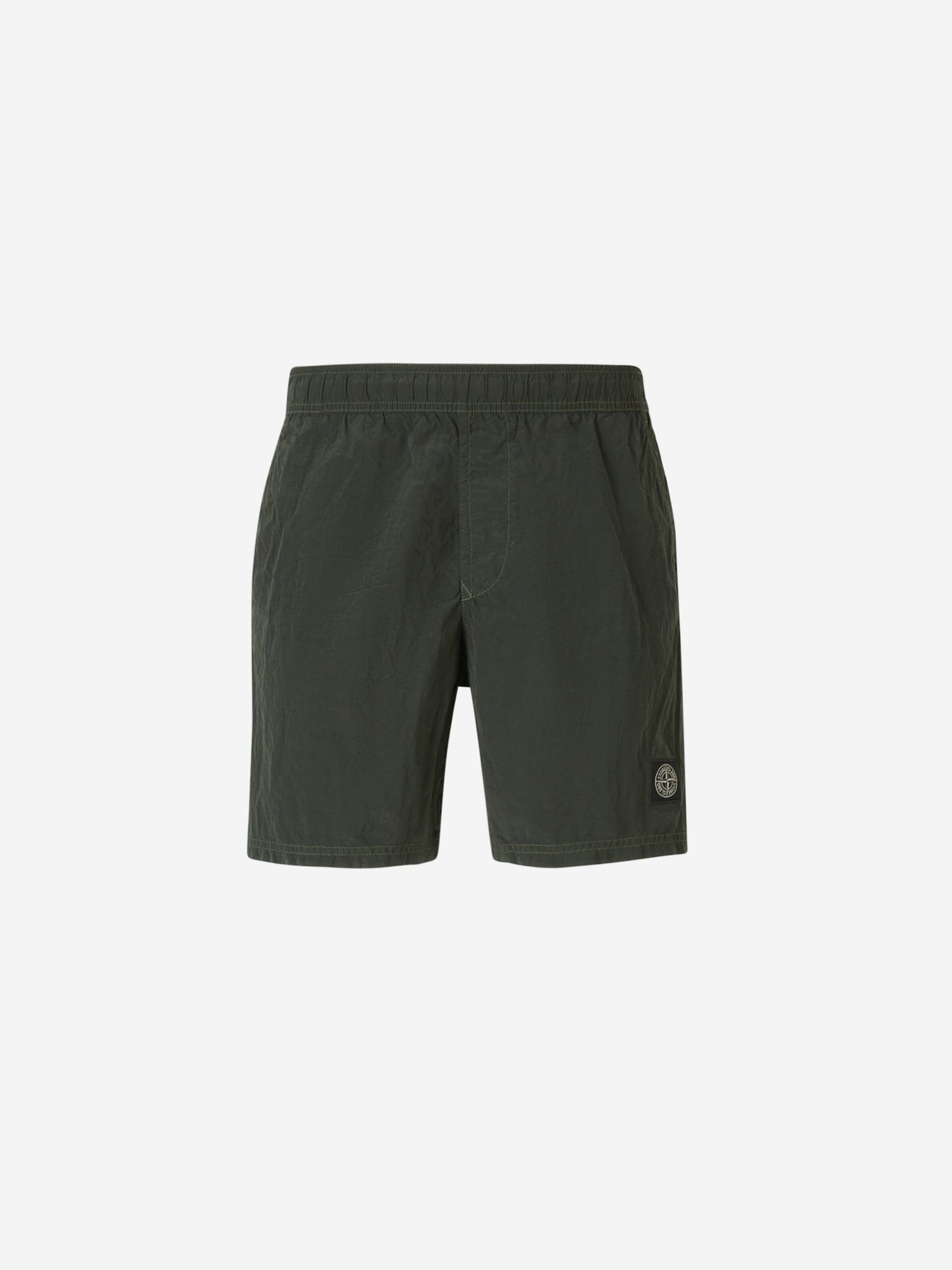 Stone Island Bañador Texturizado Logo color Verde Militar sku 561-001321 02 - Foto 1