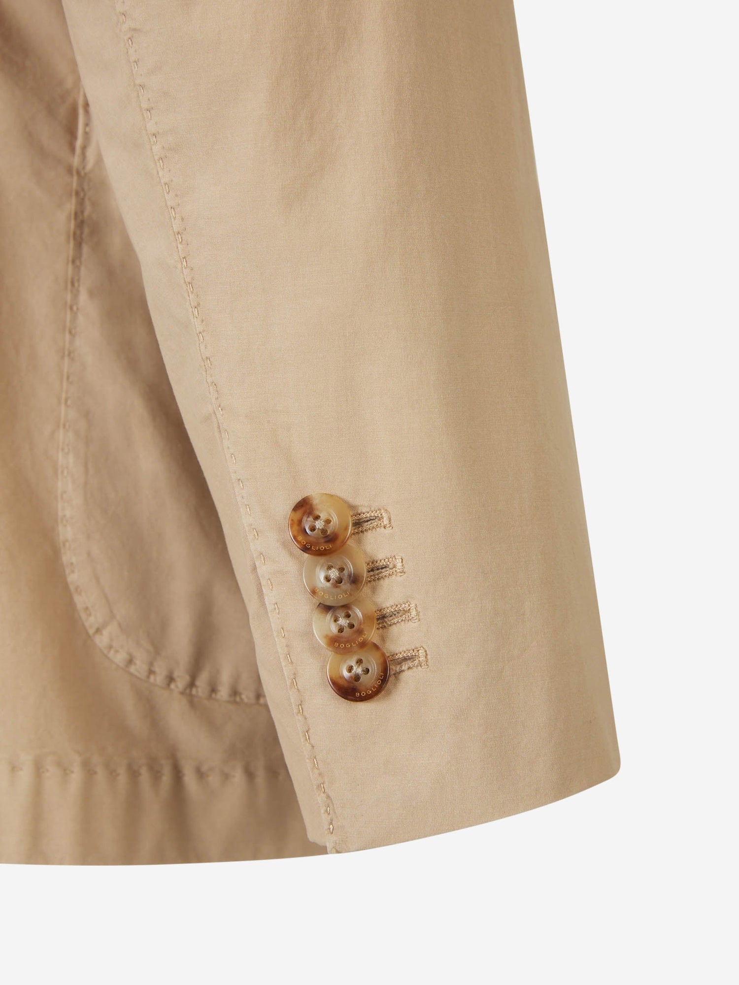 Outlet online Boglioli Hombre Americana Recta Algodón color Beis sku 302-003452 01 - Foto 5