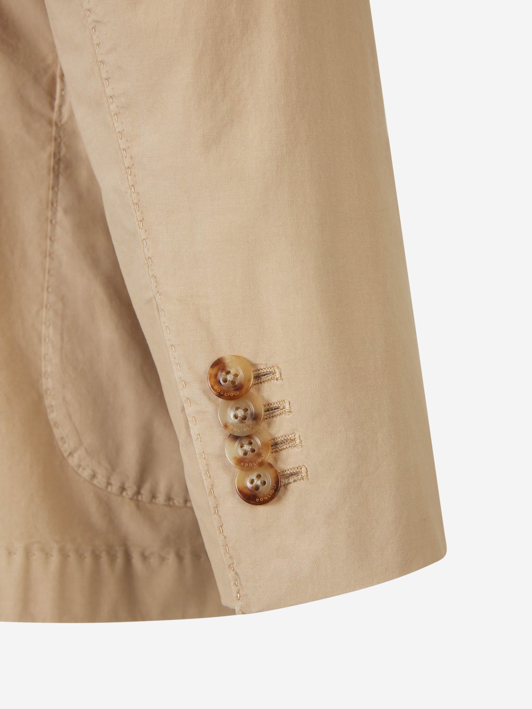 Outlet online Boglioli Hombre Americana Recta Algodón color Beis sku 302-003452 01 - Foto 5