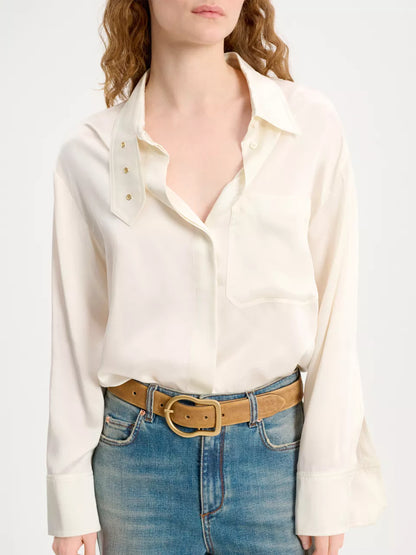 Dorothee Schumacher Blusa Fluida Seda color Blanco sku 701-002063 01 - Foto 1