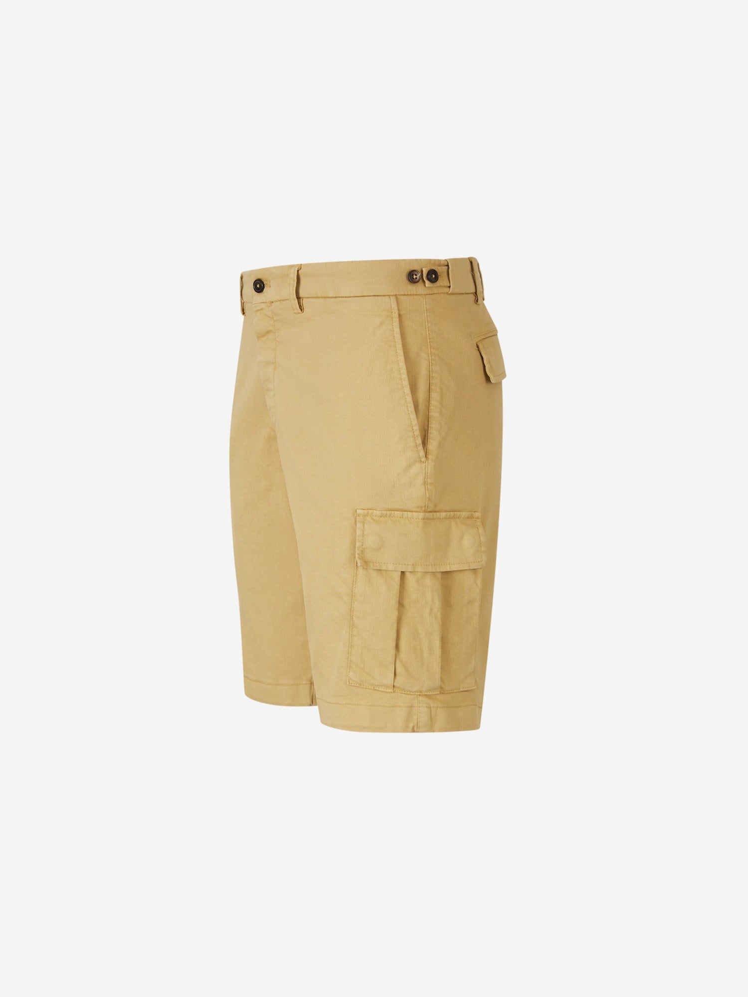 Outlet online Santa Eulalia Hombre Bermudas Cargo Algodón color Mostaza sku 523-000979 04 - Foto 2
