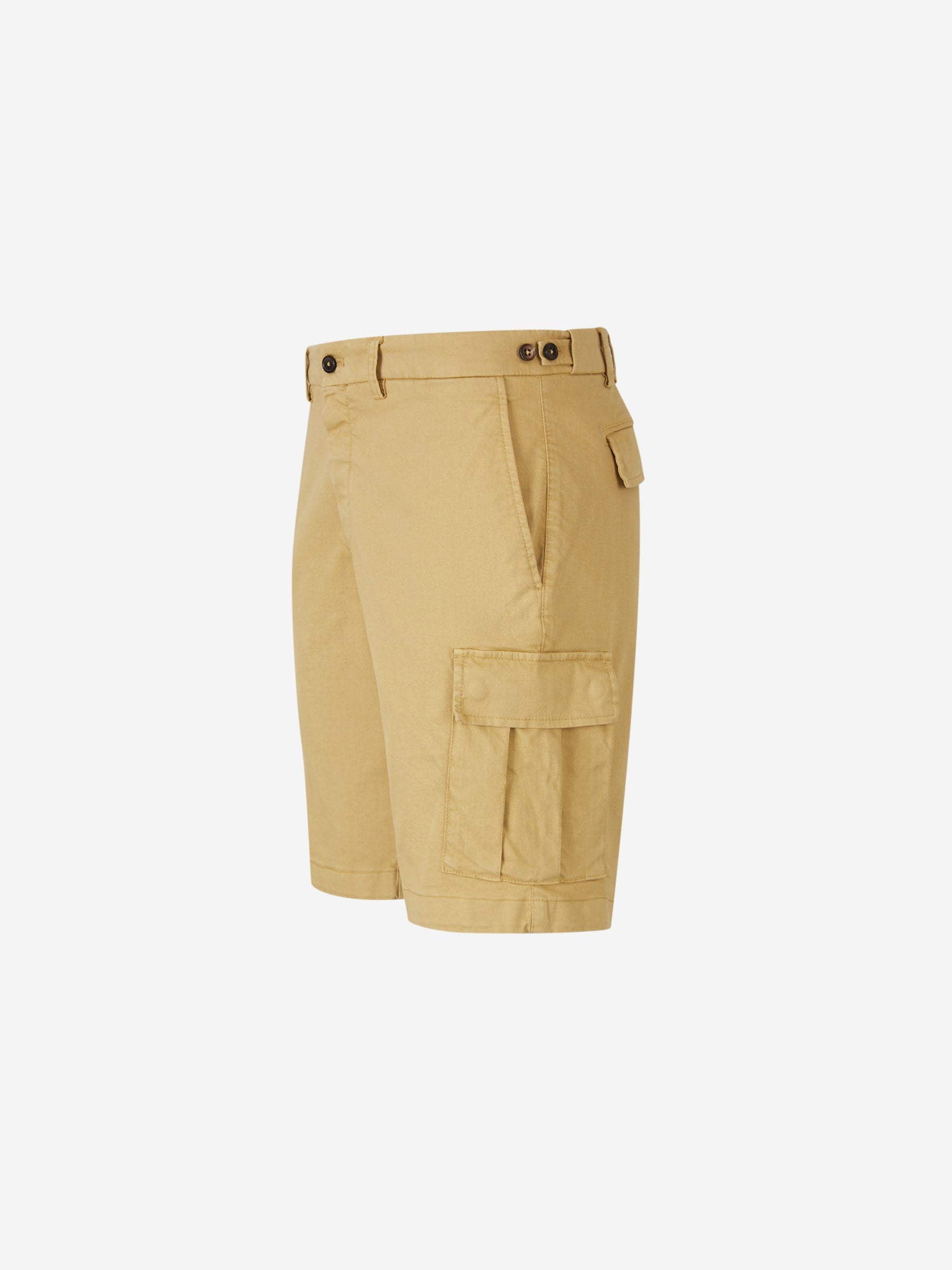 Outlet online Santa Eulalia Hombre Bermudas Cargo Algodón color Mostaza sku 523-000979 04 - Foto 2