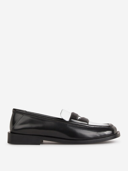 Outlet online The Attico Mujer Mocasines Amanda color Blanco Y Negro sku 800-005322 01 - Foto 1
