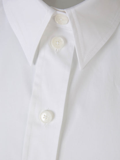 Outlet online Dorothee Schumacher Mujer Blusa Volúmenes Algodón color Blanco sku 701-002062 01 - Foto 4