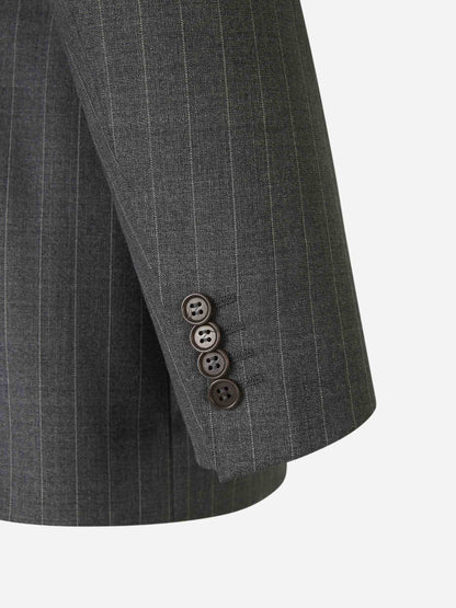 Outlet online Canali Hombre Traje Raya Diplomática color Gris Antracita sku 312-002806 01 - Foto 5