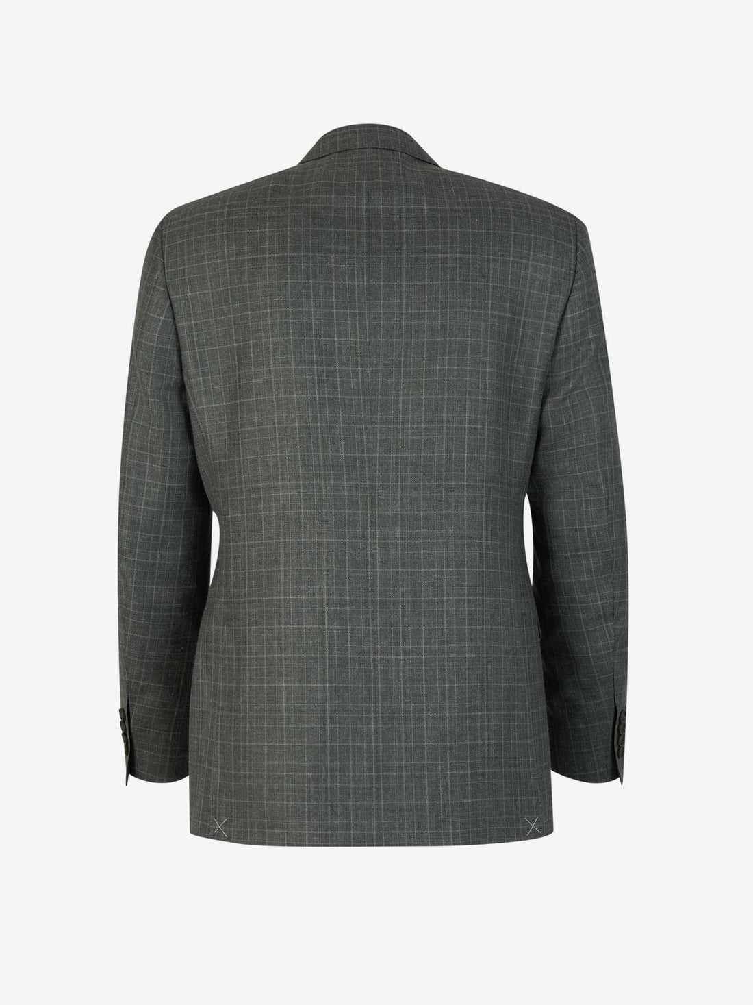 Outlet online Canali Hombre Americana Motivo Cuadros color Verde Oscuro sku 302-003461 01 - Foto 2