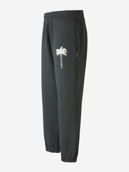 Outlet online Palm Angels Hombre Joggers Algodón Logo color Gris Antracita sku 521-002997 01 - Foto 2