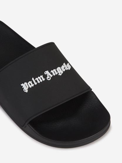 Outlet online Palm Angels Hombre Sandalias Pool Logo color Negro sku 617-000095 02 - Foto 5