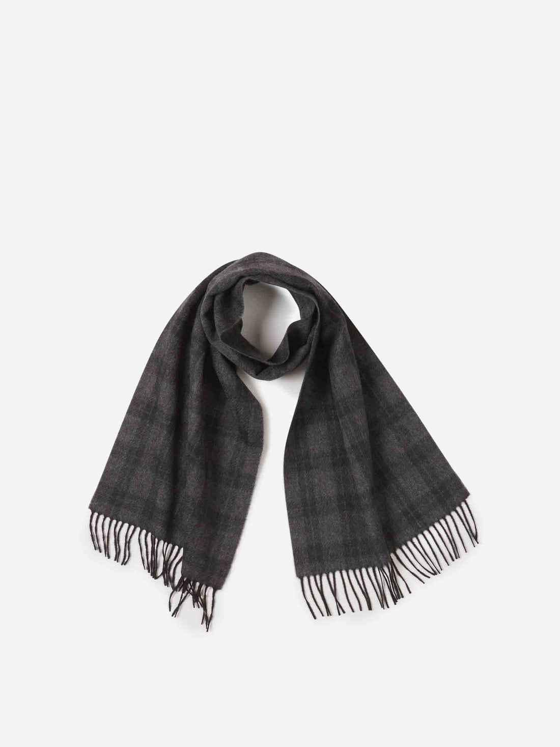 Santa Eulalia Bufanda Cuadros Cachemira color Gris Antracita sku 630-001452 01 - Foto 1