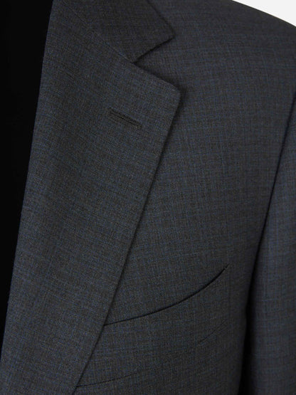 Outlet online Canali Hombre Traje Clásico Lana color Azul Noche sku 312-002807 01 - Foto 3