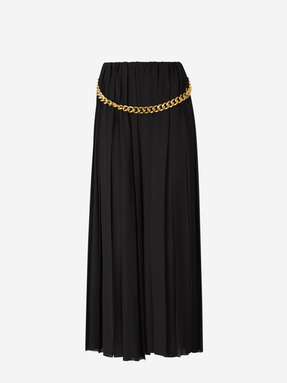 Outlet online Balenciaga Mujer Falda Maxi Plisada color Negro sku 750-001545 01 - Foto 1