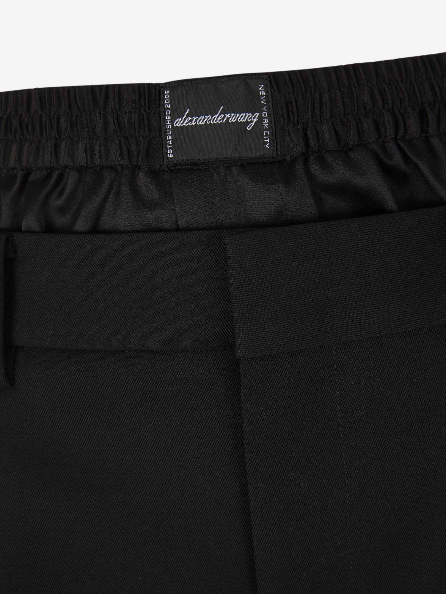 Outlet online Alexander Wang Mujer Pantalones Formales Lana color Negro sku 761-003386 01 - Foto 4