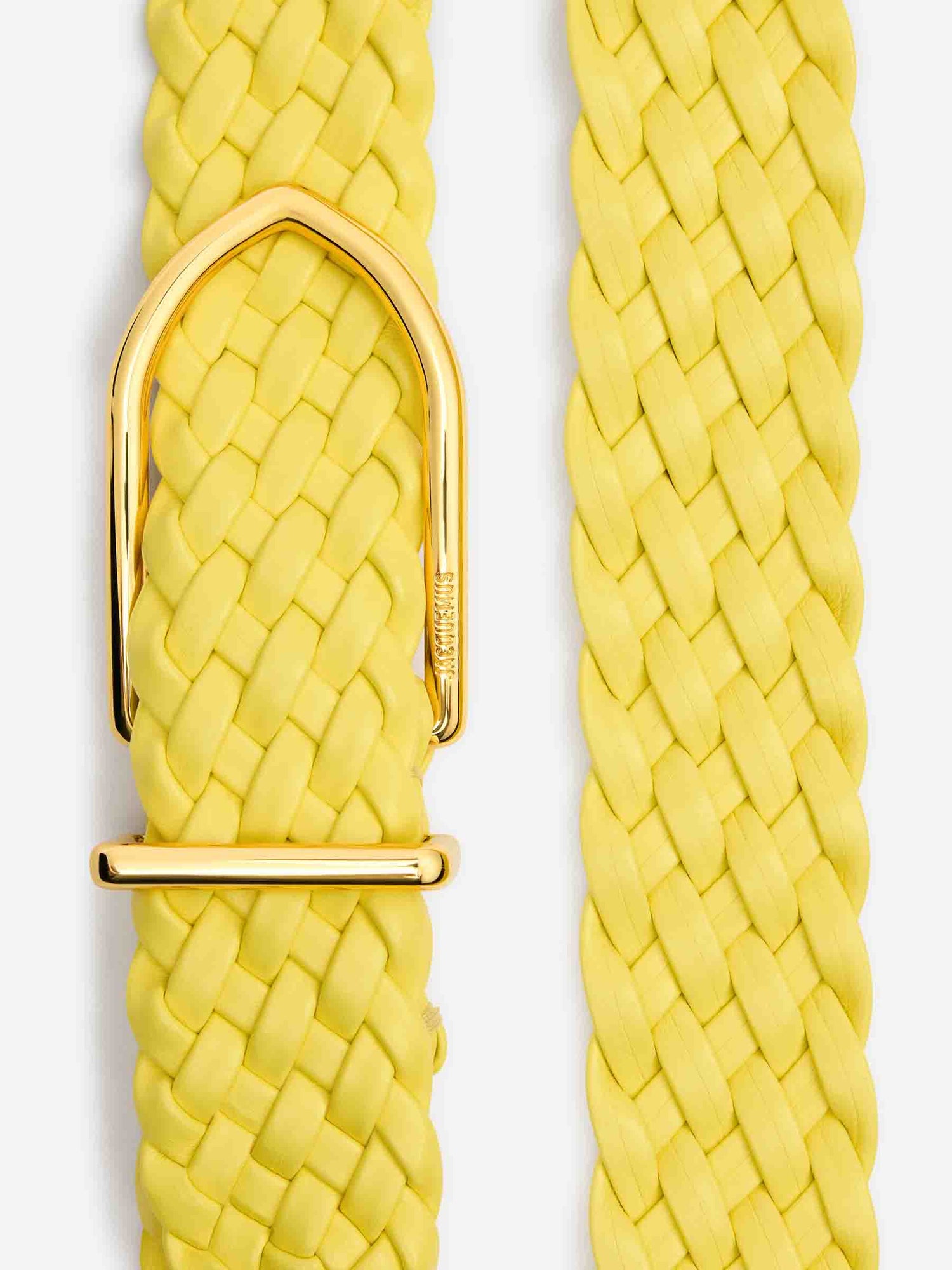 Outlet online Jacquemus Mujer Cinturón La ceinture Bambino color Amarillo sku 830-000354 01 - Foto 2