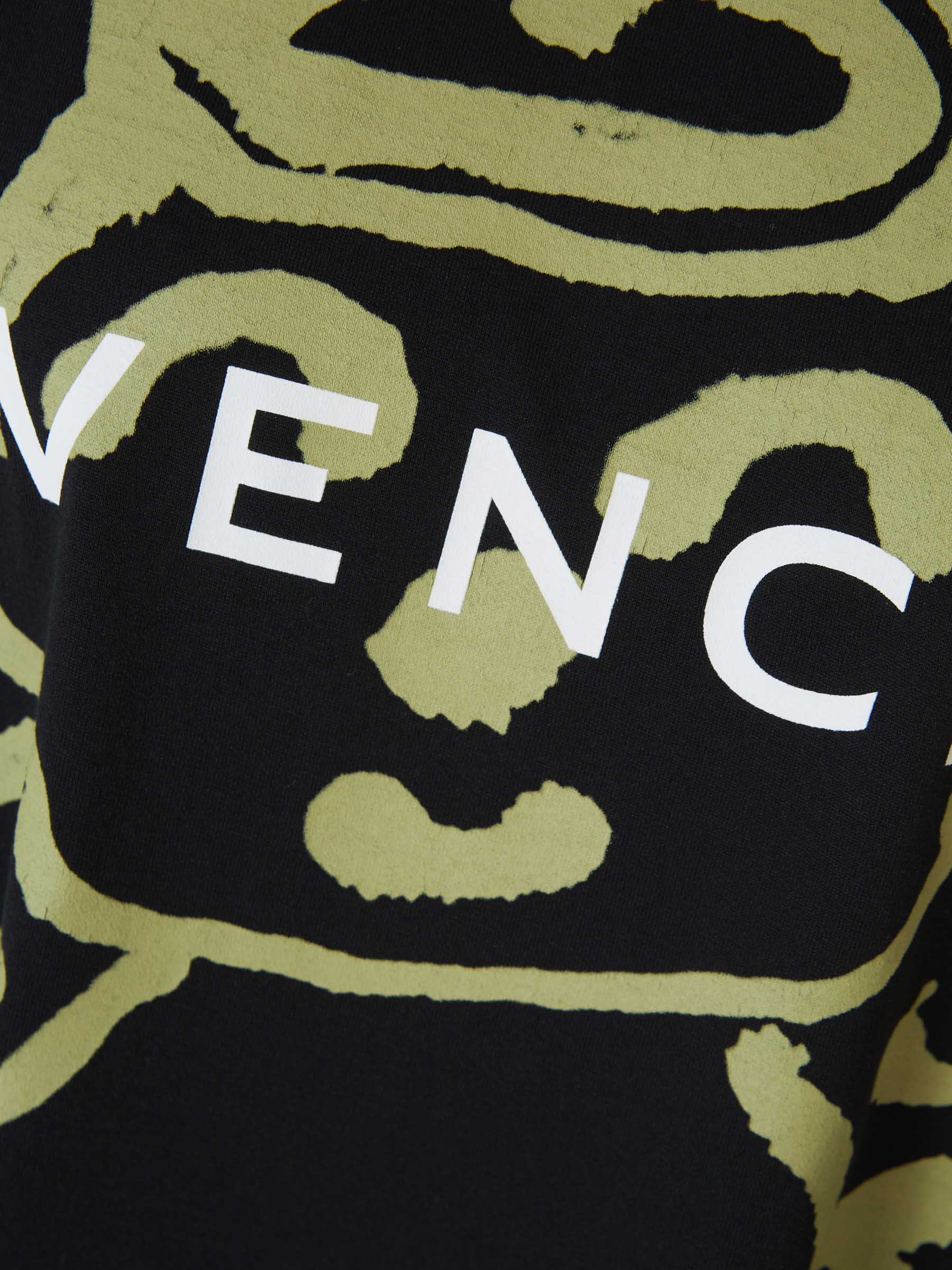 Outlet online Givenchy Hombre Camiseta Estampada Algodón color Negro sku 553-003457 01 - Foto 4