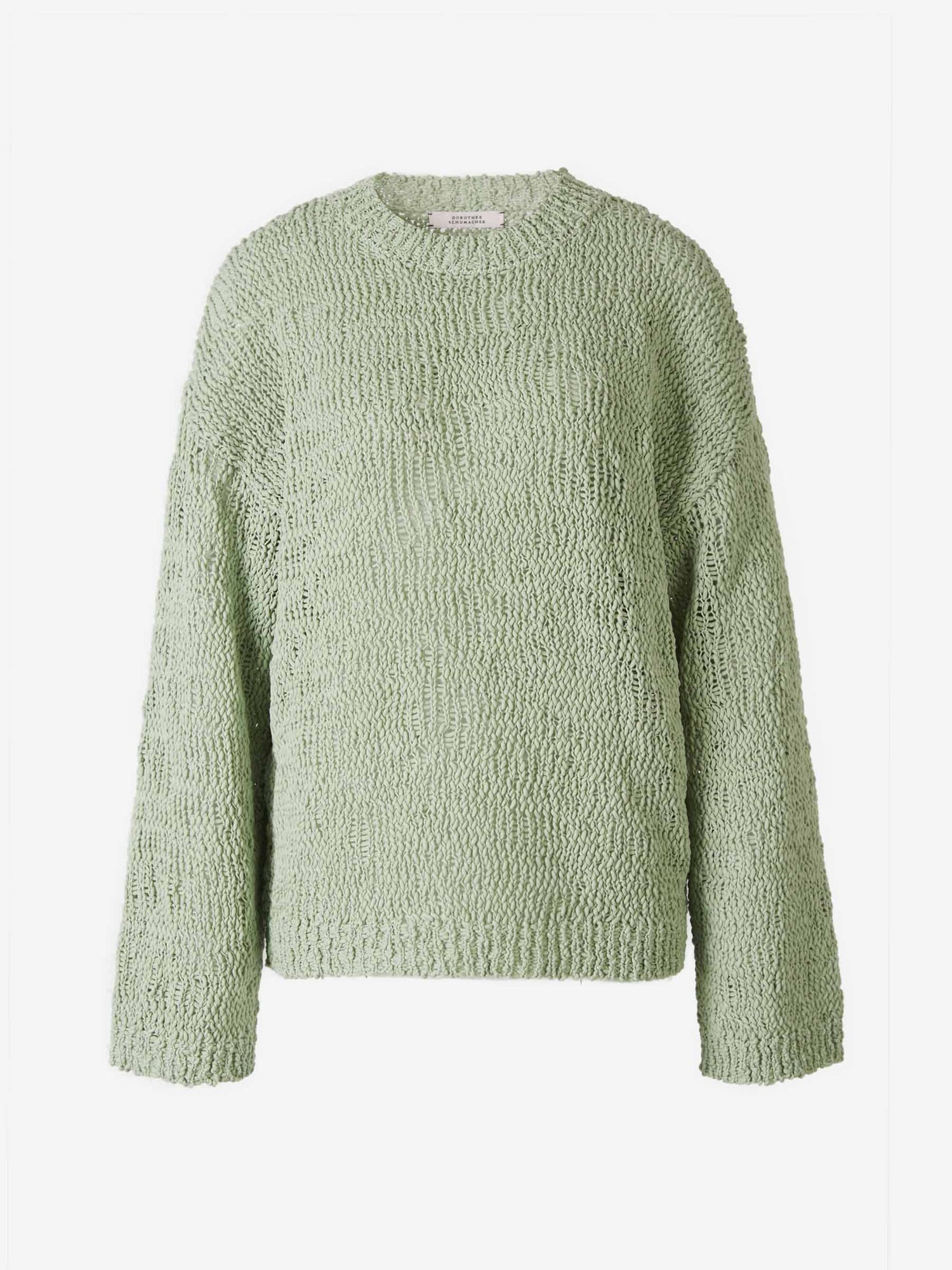 Outlet online Dorothee Schumacher Mujer Jersey Punto Algodón color Verde Menta sku 711-003150 01 - Foto 1