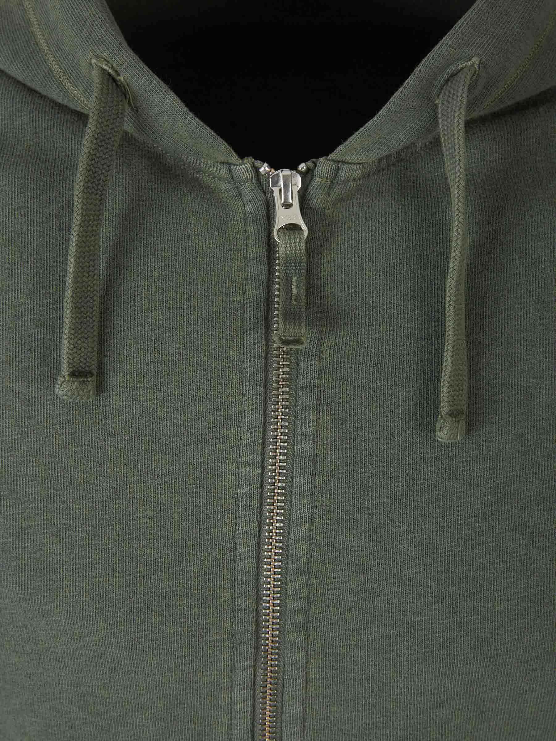 Outlet online Stone Island Hombre Sudadera Cremallera Algodón color Verde Oscuro sku 545-001581 02 - Foto 3