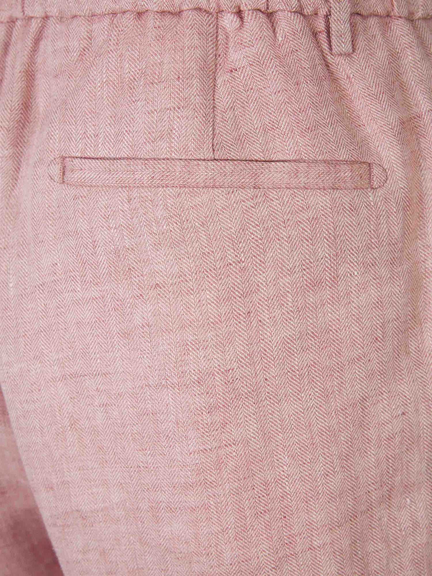 Outlet online Santa Eulalia Hombre Bermudas Lino color Rojo sku 523-000978 03 - Foto 4