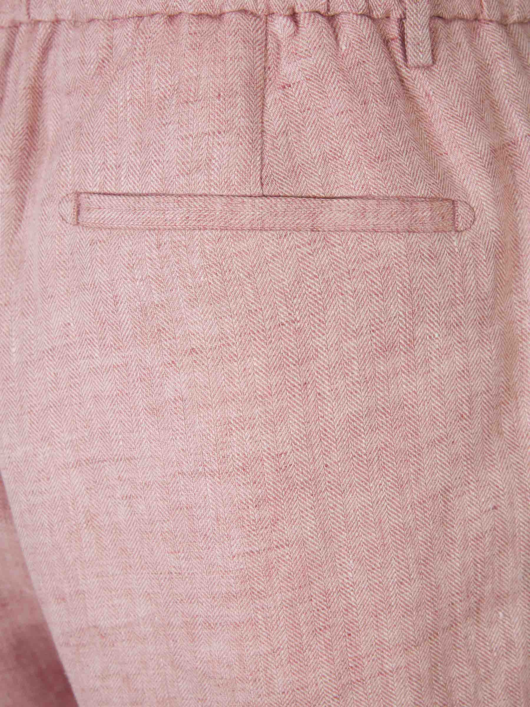 Outlet online Santa Eulalia Hombre Bermudas Lino color Rojo sku 523-000978 03 - Foto 4