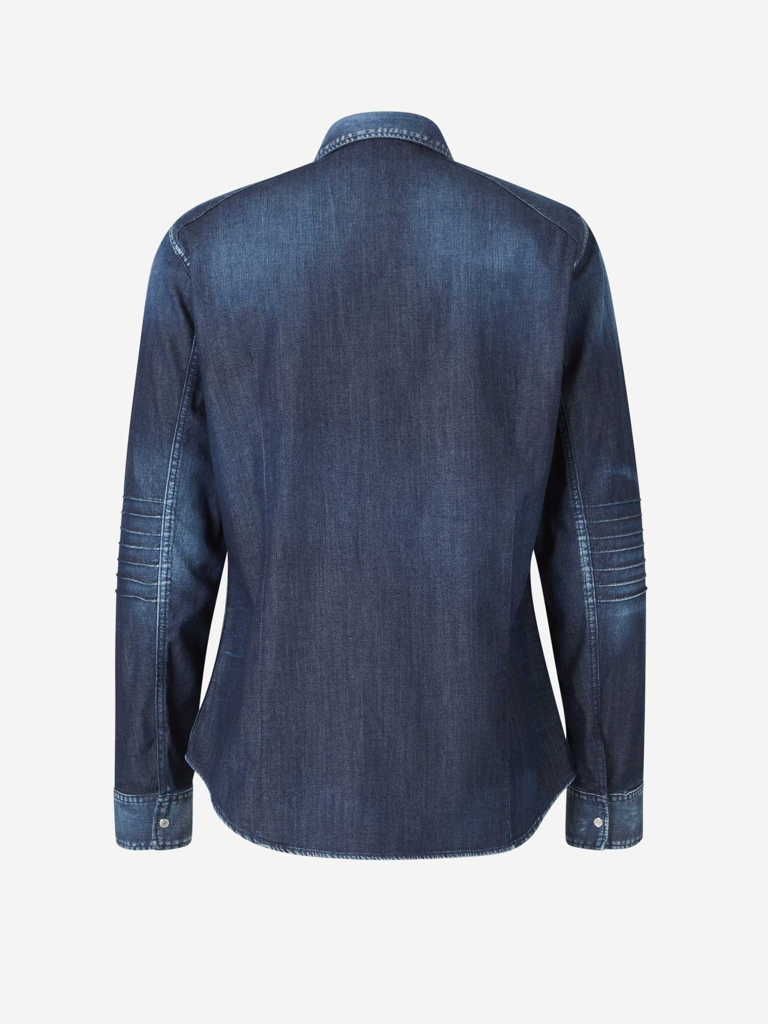Outlet online Dsquared2 Hombre Camisa Denim Western color Azul Denim Oscuro sku 531-006309 01 - Foto 2