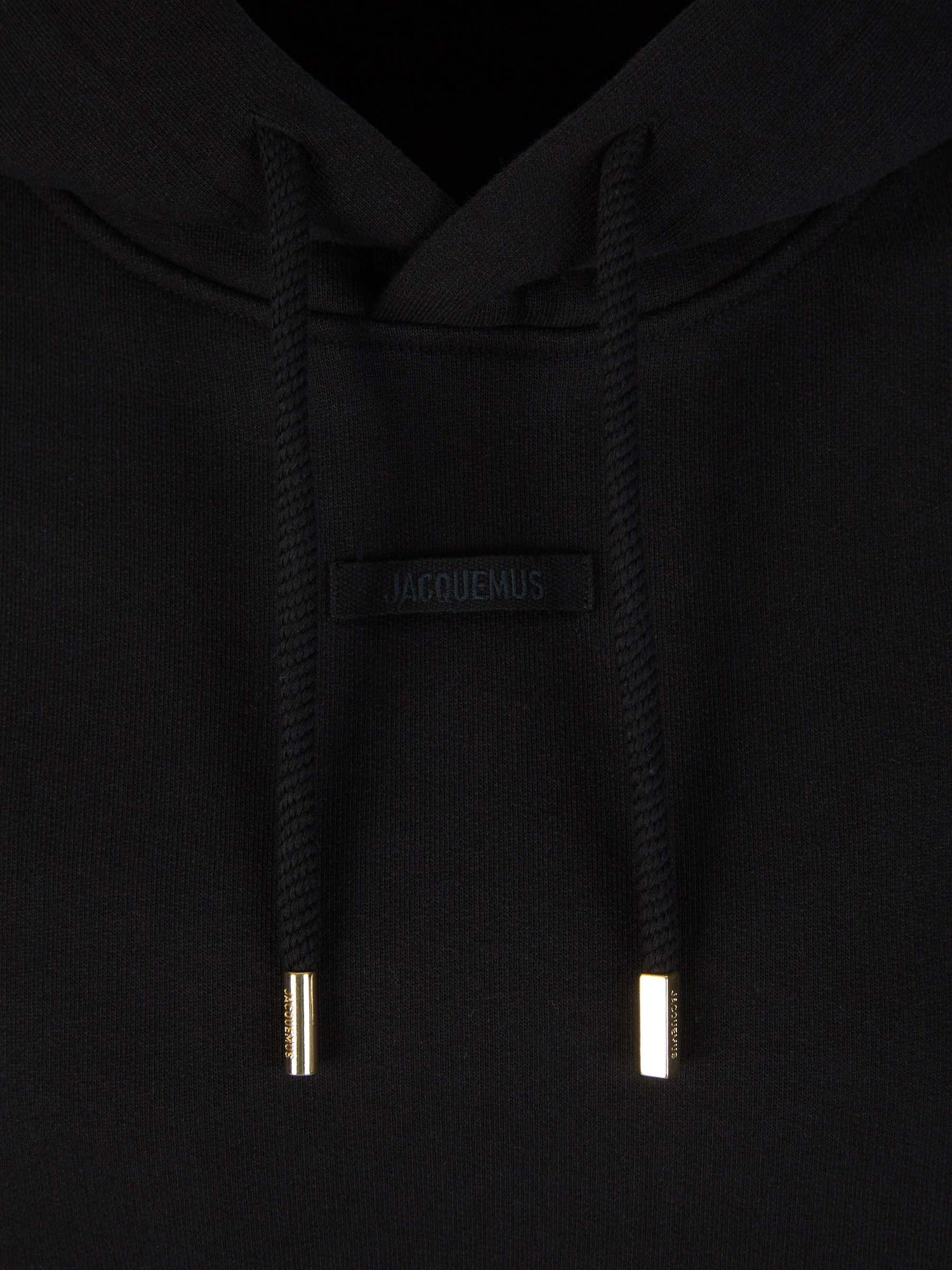 Outlet online Jacquemus Mujer Sudadera Le Gros Grain color Negro sku 715-000146 02 - Foto 3