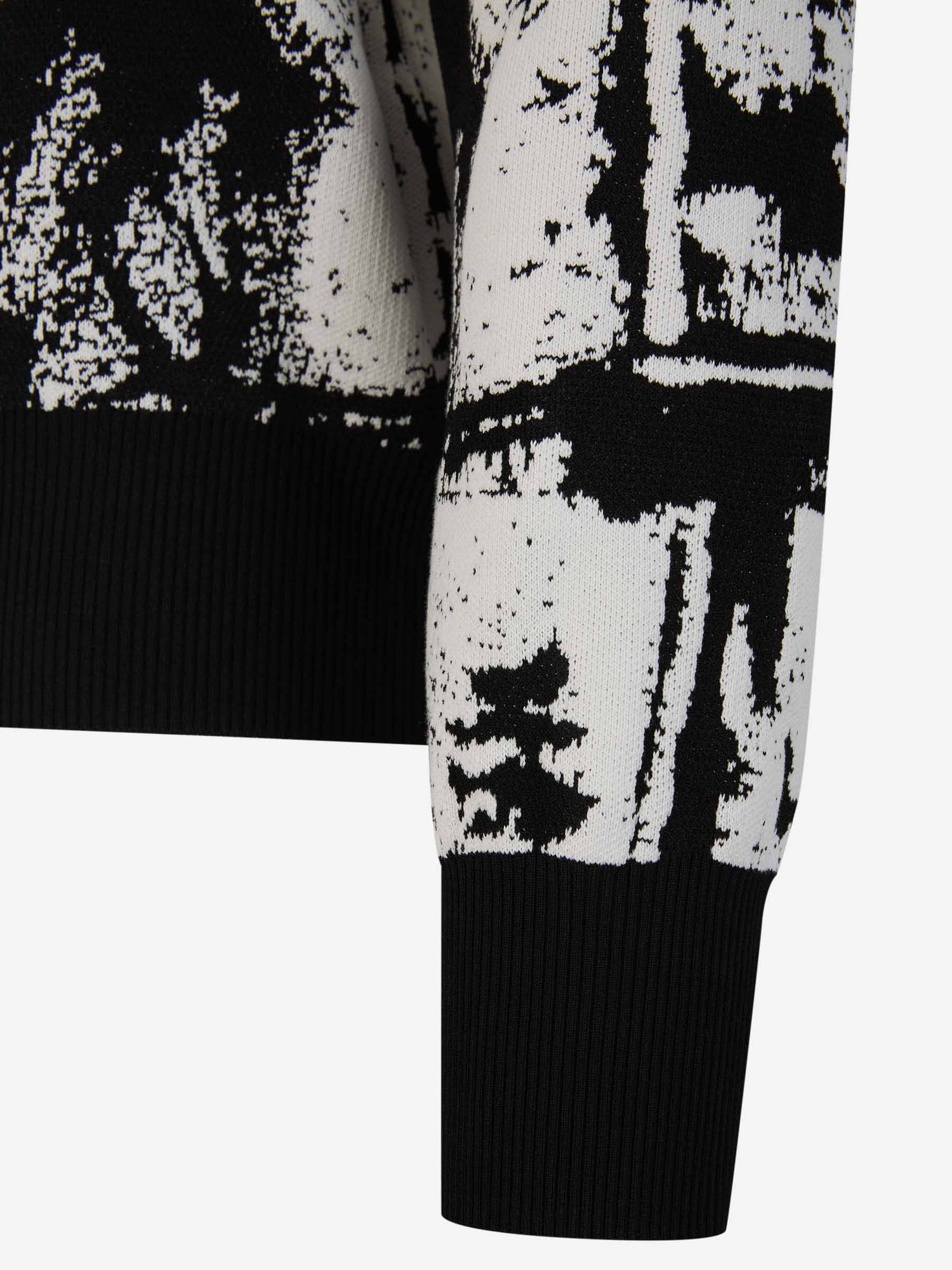 Outlet online McQueen Hombre Sudadera Algodón Estampado color Negro sku 542-002330 01 - Foto 4