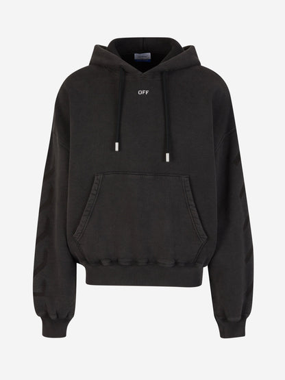 Outlet online Off-White Hombre Sudadera Estampada Capucha color Marfil sku 545-001506 01 - Foto 1