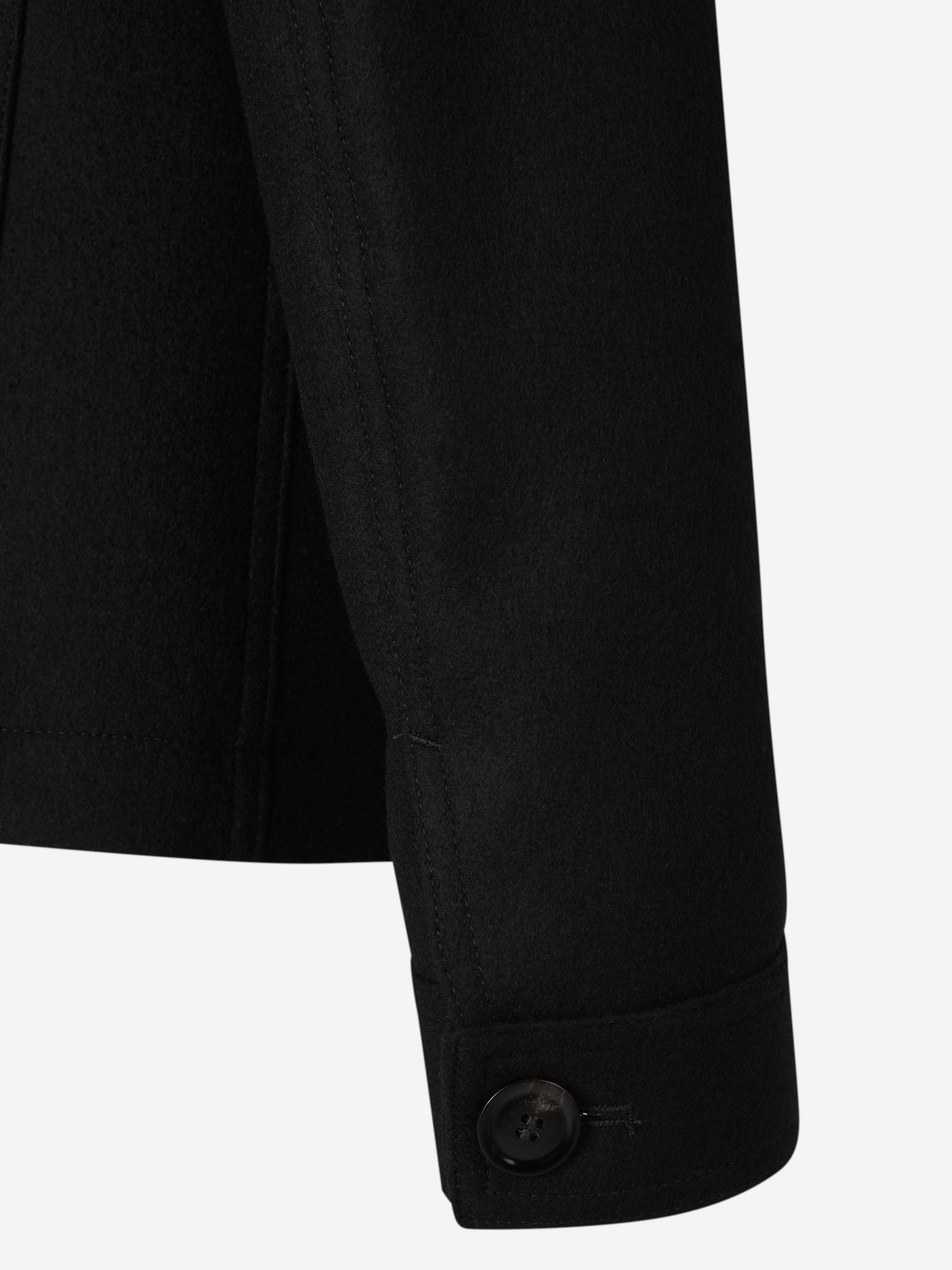 Outlet online Tom Ford Hombre Cazadora Camisera Lana color Negro sku 512-002412 00 - Foto 5