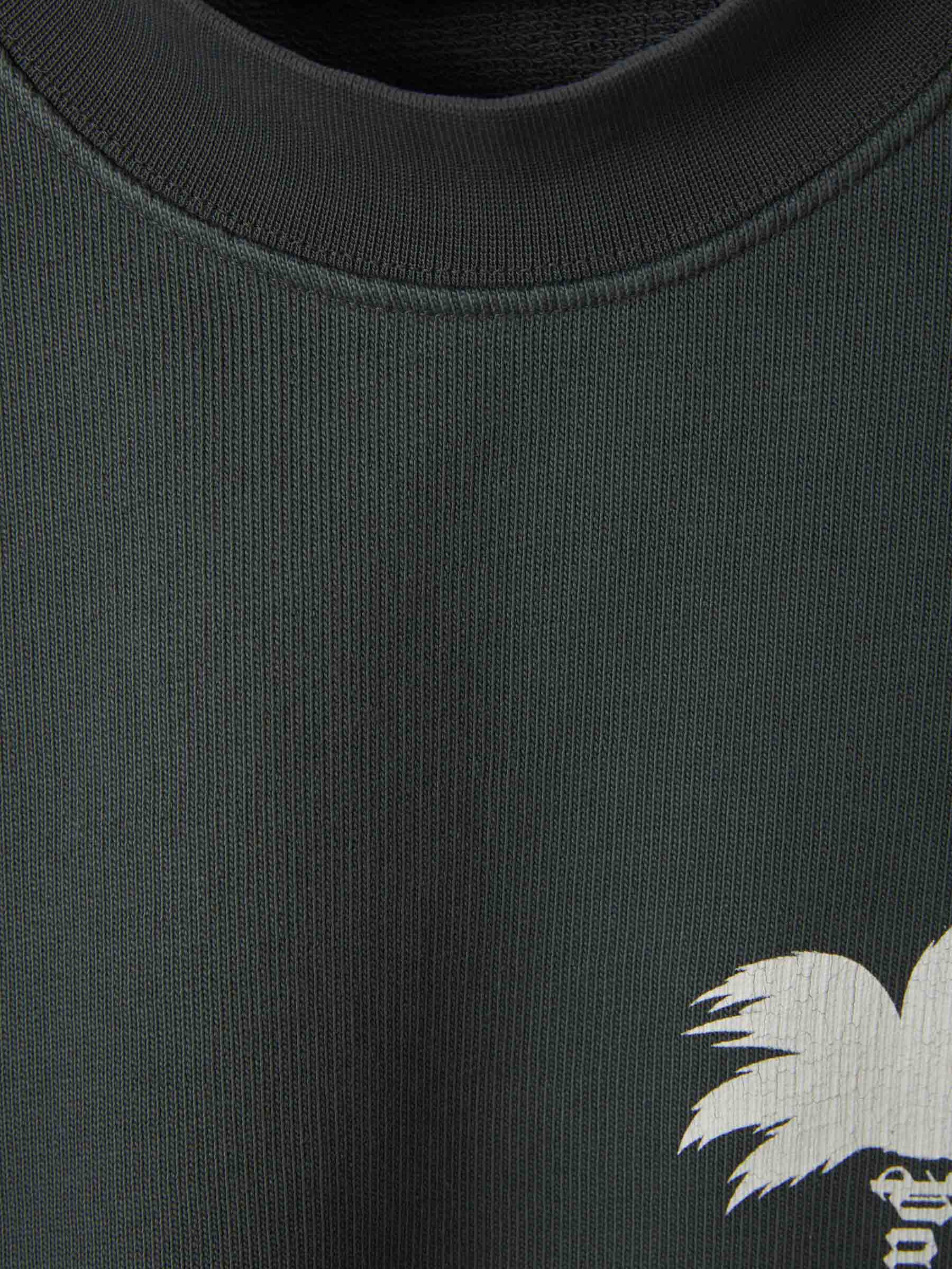 Outlet online Palm Angels Hombre Sudadera Algodón Logo color Gris Antracita sku 545-001548 01 - Foto 3