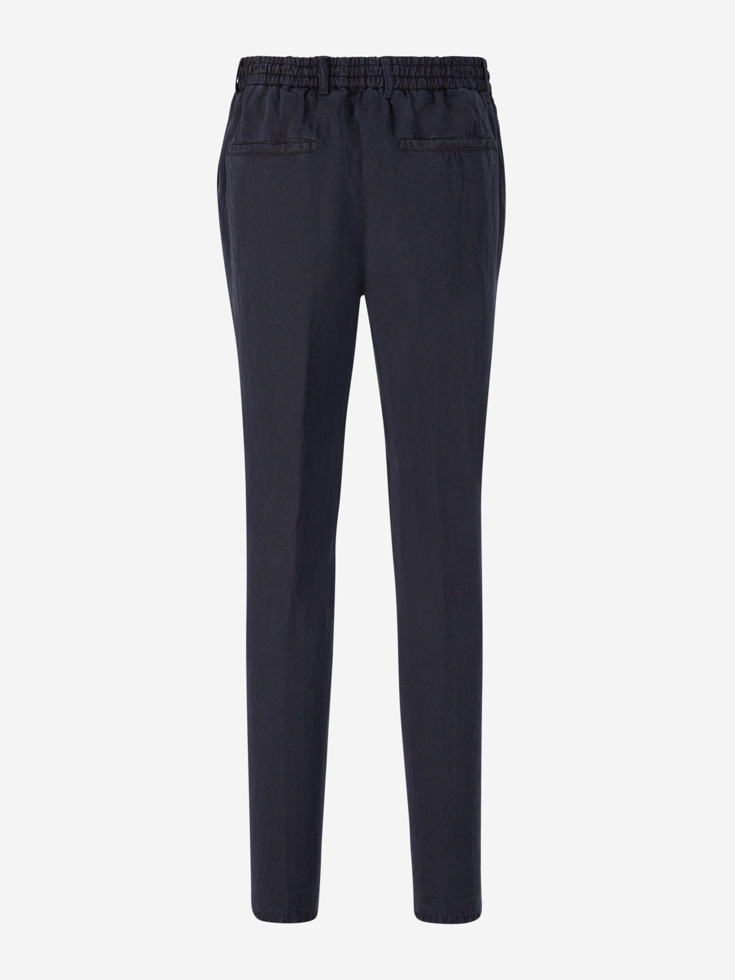Outlet online Santa Eulalia Hombre Joggers Fluidos Lino color Azul Marino sku 521-003035 04 - Foto 2