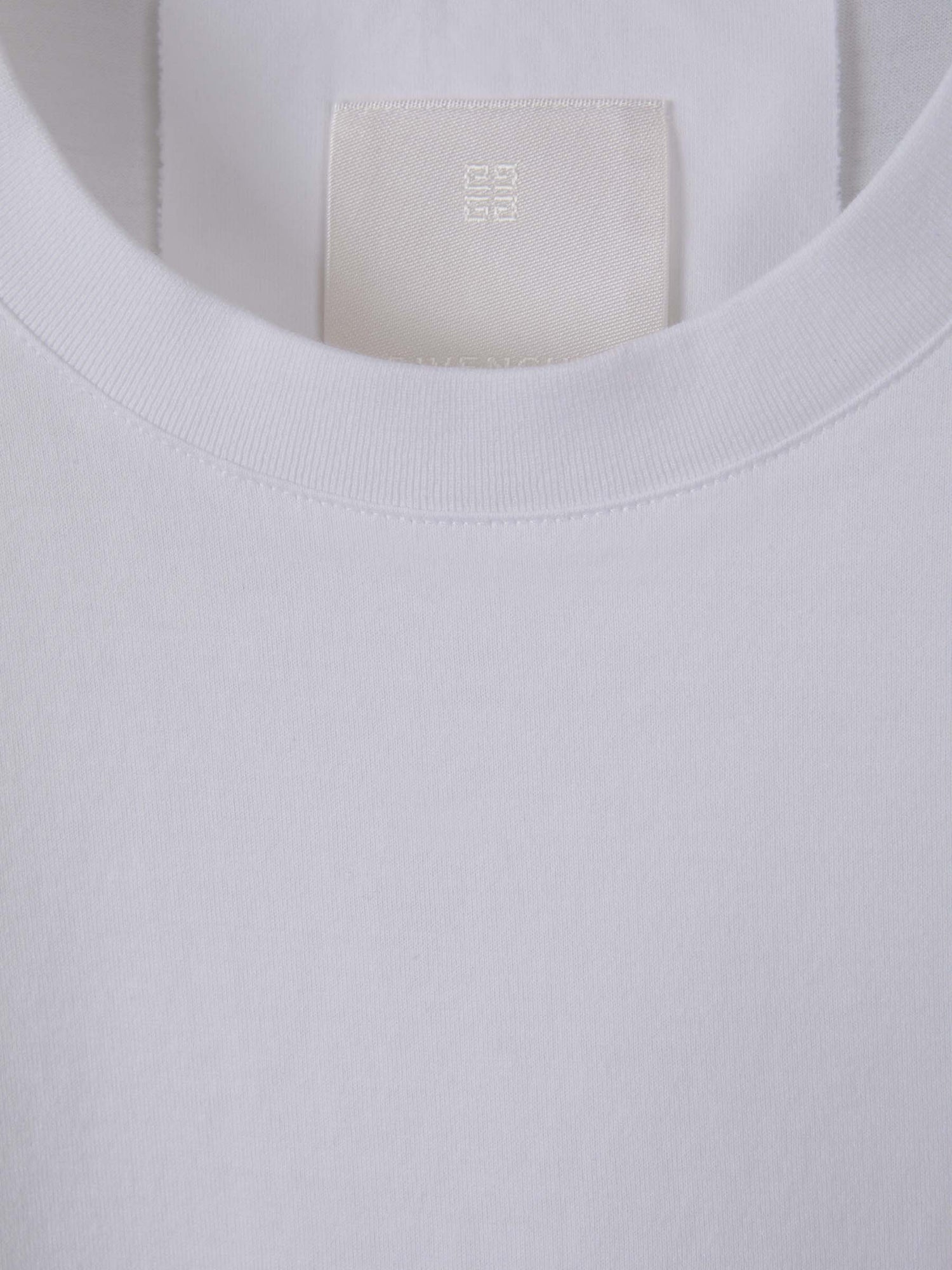 Outlet online Givenchy Hombre Camiseta Arquetipo Algodón color Blanco sku 553-003760 02 - Foto 6
