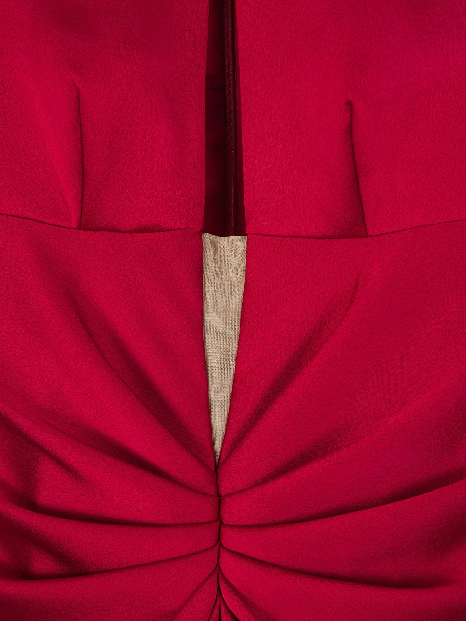 Outlet online Rasario Mujer Vestido Midi Satén color Rojo sku 732-001369 01 - Foto 5