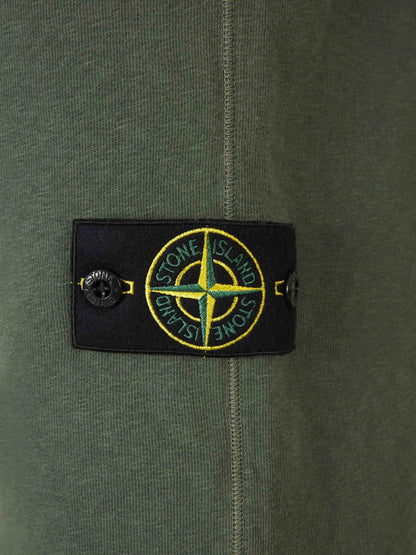 Outlet online Stone Island Hombre Bermudas Joggers Logo color Verde Militar sku 523-000975 03 - Foto 5