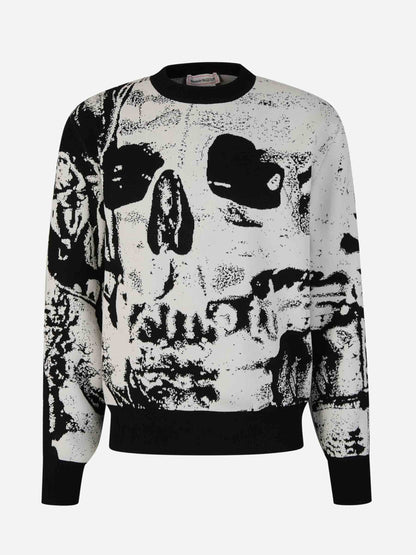 Outlet online McQueen Hombre Sudadera Algodón Estampado color Negro sku 542-002330 01 - Foto 1