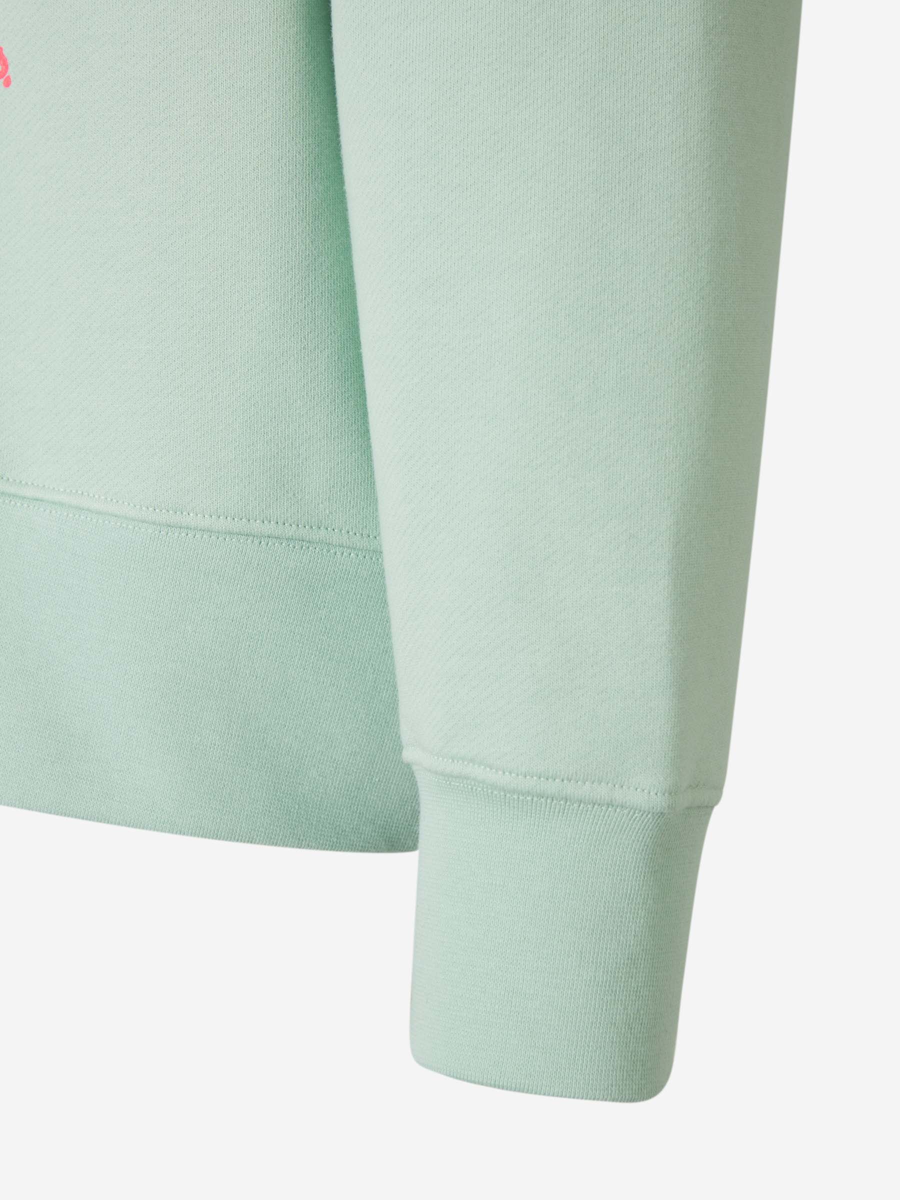Outlet online Palm Angels Hombre Sudadera Estampada Algodón color Verde Menta sku 545-001547 01 - Foto 5
