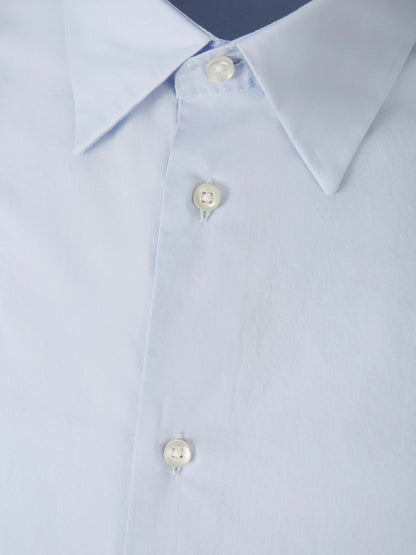 Outlet online Officine Générale Hombre Camisa Lisa Algodón color Azul Cielo sku 531-006261 01 - Foto 3