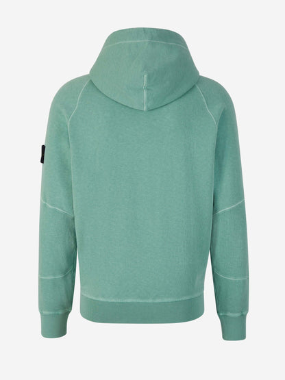 Outlet online Stone Island Hombre Sudadera Cremallera Algodón color Verde Menta sku 545-001581 01 - Foto 2