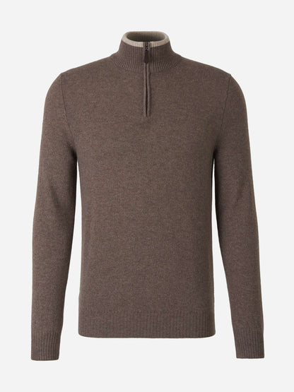 Outlet online Santa Eulalia Hombre Jersey Lana Cremallera color Beige sku 542-002424 03 - Foto 1