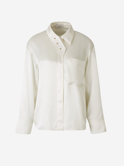 Dorothee Schumacher Blusa Fluida Seda color Blanco sku 701-002063 01 - Foto 2
