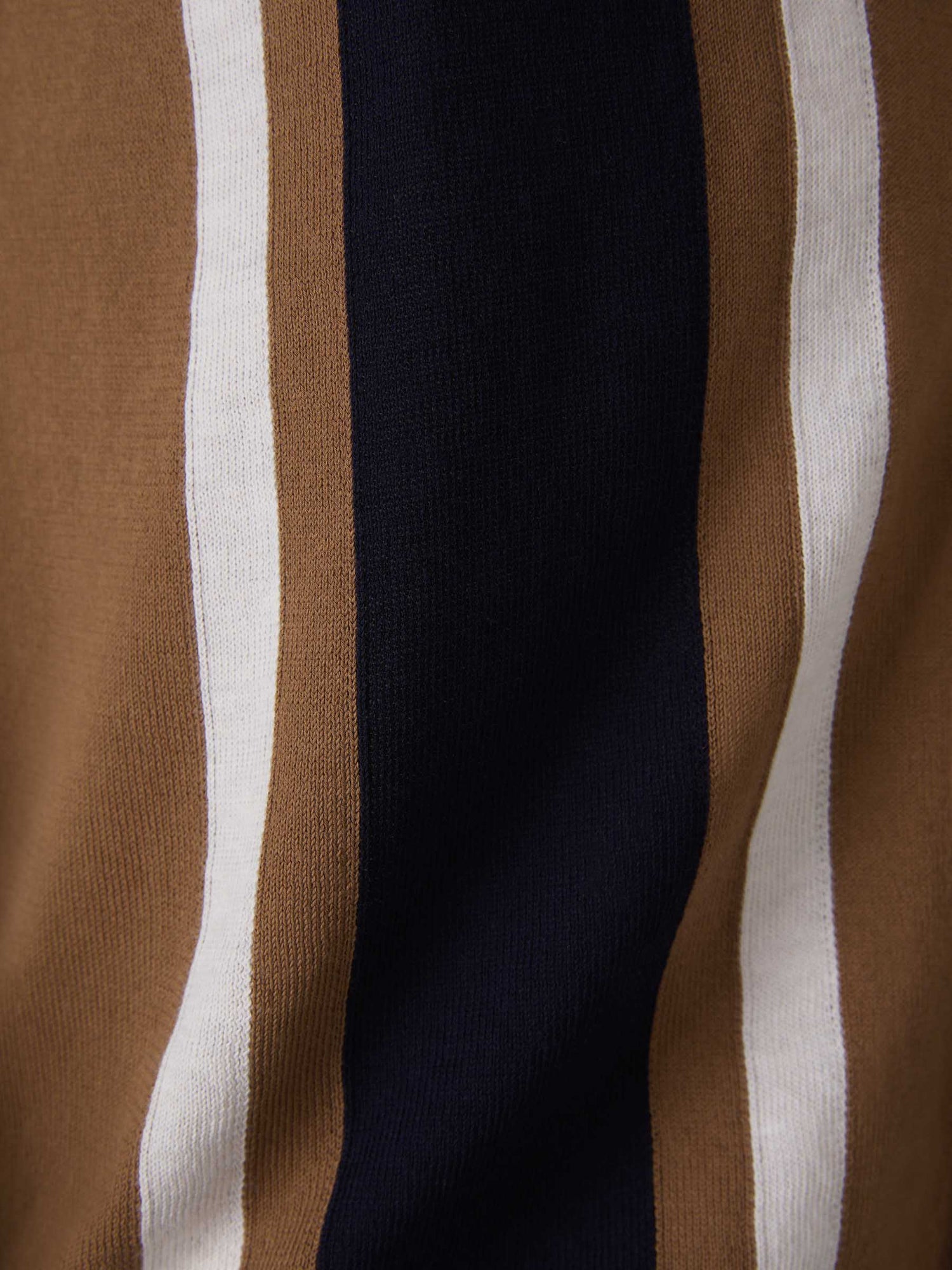 Outlet online Gran Sasso Hombre Polo Botones Motivo Rayas color Marrón sku 552-001487 01 - Foto 4