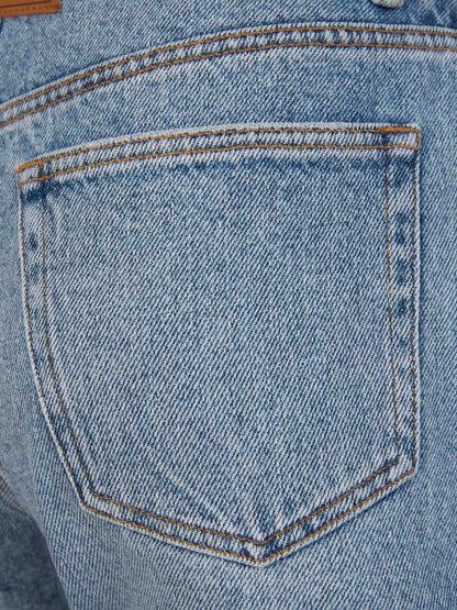 Outlet online Alexander Wang Mujer Shorts Denim Algodón color Azul Denim sku 762-000440 01 - Foto 4