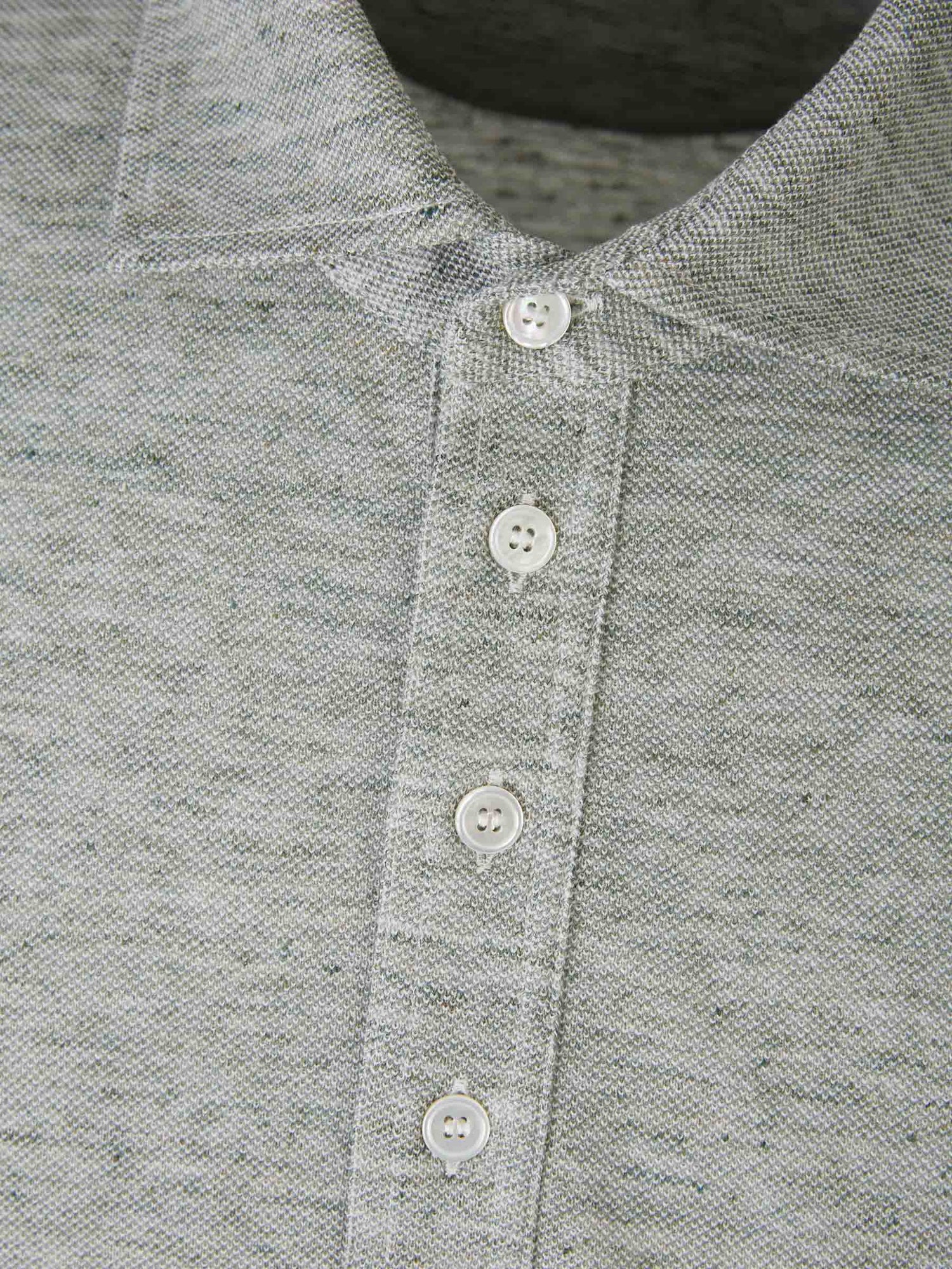 Outlet online Santa Eulalia Hombre Polo Piqué Lino color Verde Menta sku 552-001482 02 - Foto 3