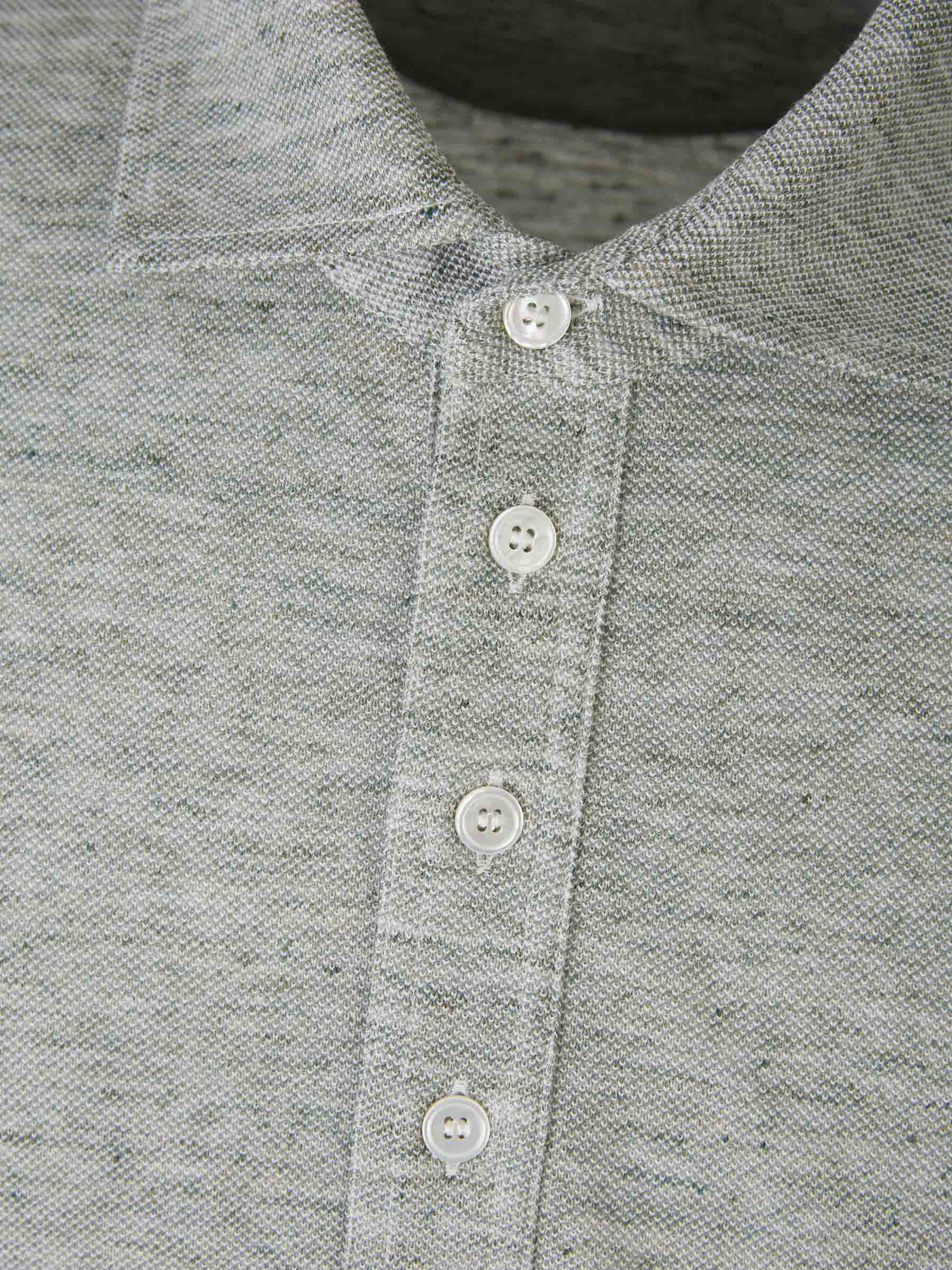 Outlet online Santa Eulalia Hombre Polo Piqué Lino color Verde Menta sku 552-001482 02 - Foto 3