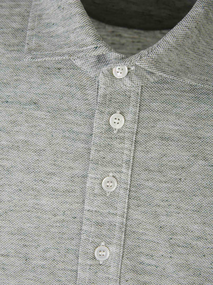 Outlet online Santa Eulalia Hombre Polo Piqué Lino color Verde Menta sku 552-001482 02 - Foto 3