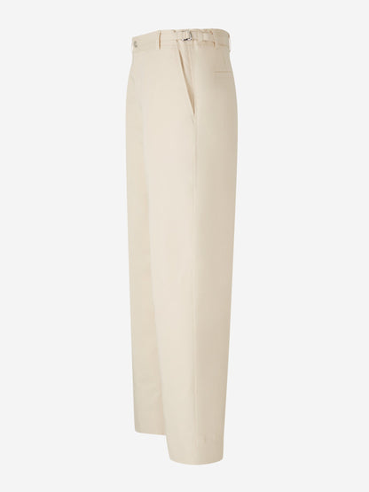 Outlet online Jacquemus Hombre Pantalones Chinos Le pantalon Jean color Crema sku 521-003143 01 - Foto 3