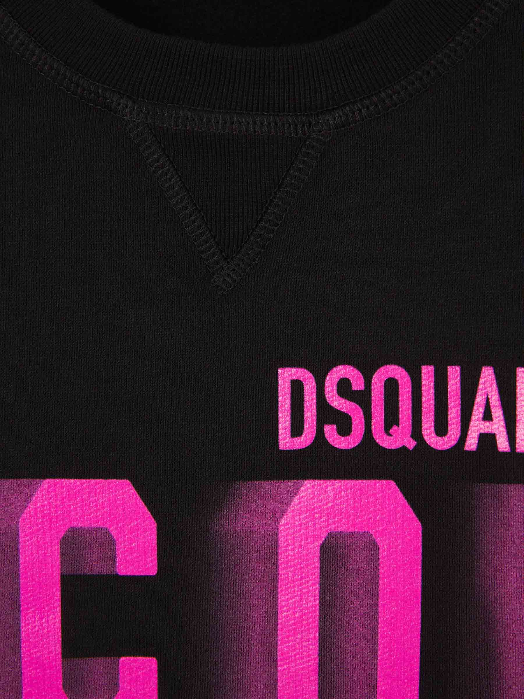 Outlet online Dsquared2 Hombre Sudadera Crewneck Logo color Negro sku 545-001571 01 - Foto 3