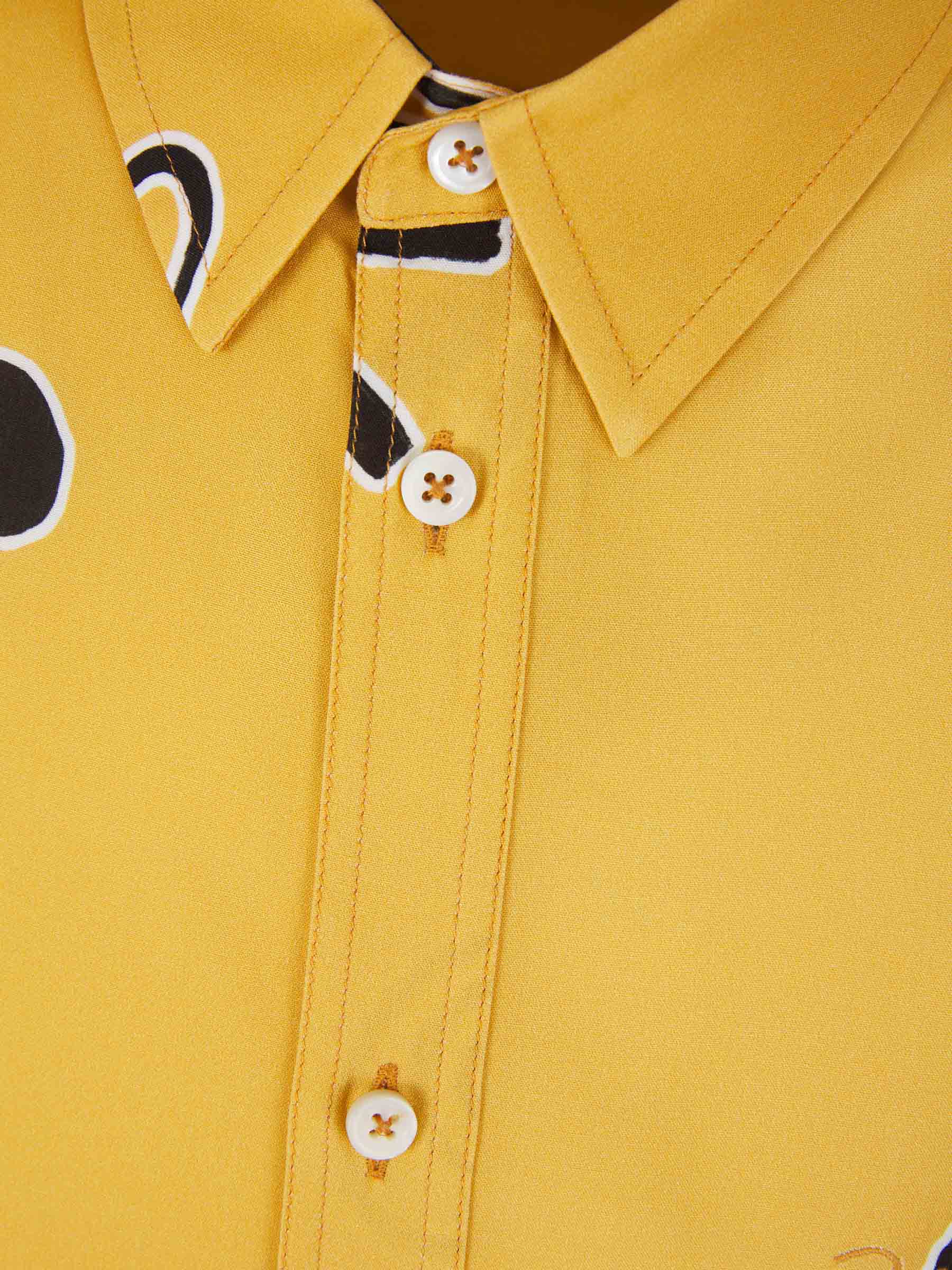 Outlet online Jacquemus Hombre Camisa La chemise Melo color Amarillo sku 532-000549 01 - Foto 3