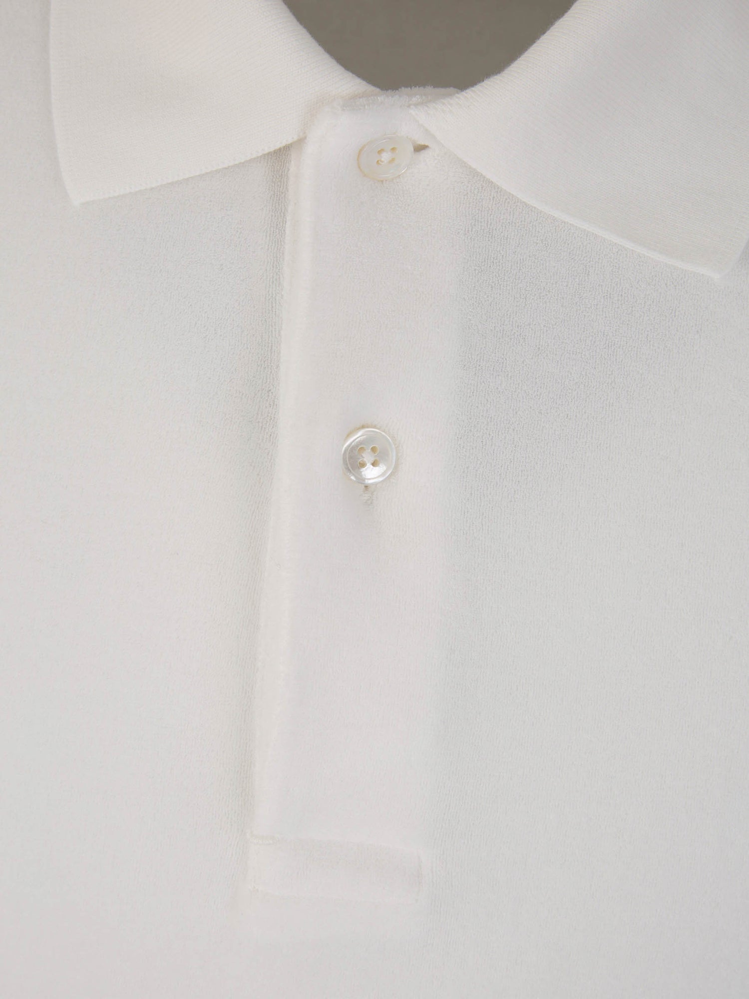 Outlet online Tom Ford Hombre Polo Punto Algodón color Blanco sku 552-001446 01 - Foto 3