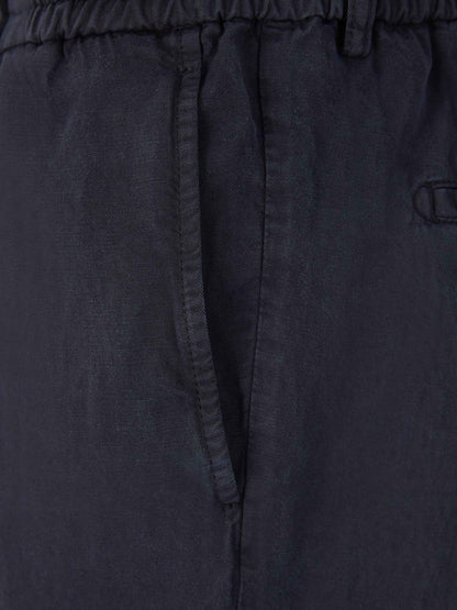 Outlet online Santa Eulalia Hombre Joggers Fluidos Lino color Azul Marino sku 521-003035 04 - Foto 3