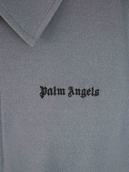 Outlet online Palm Angels Hombre Polo Logo Cremallera color Gris Claro sku 551-000368 01 - Foto 4
