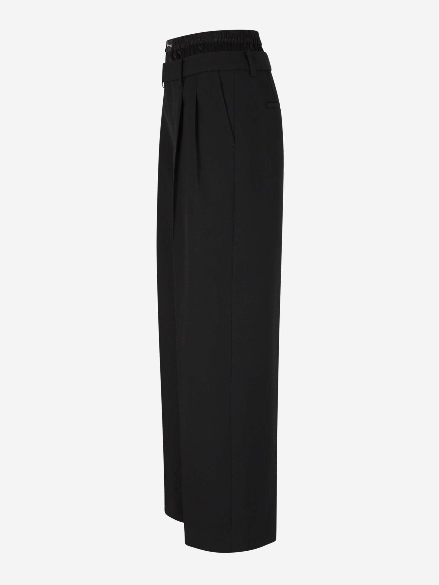 Outlet online Alexander Wang Mujer Pantalones Formales Lana color Negro sku 761-003386 01 - Foto 2